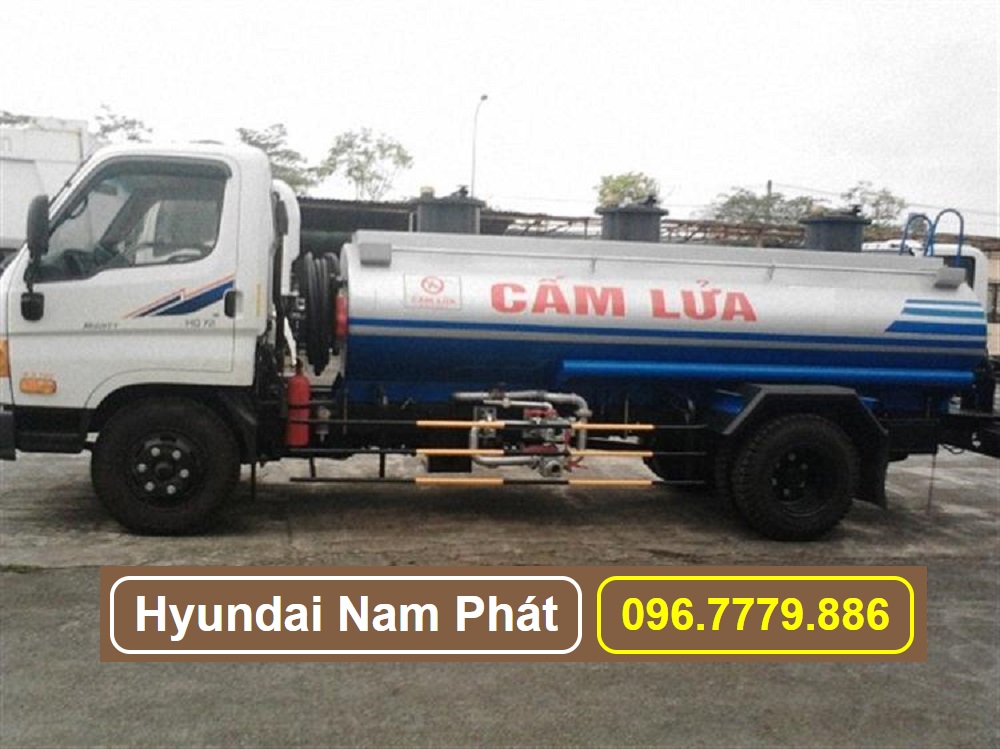 xe bồn chở xăng dầu Hyundai HD72